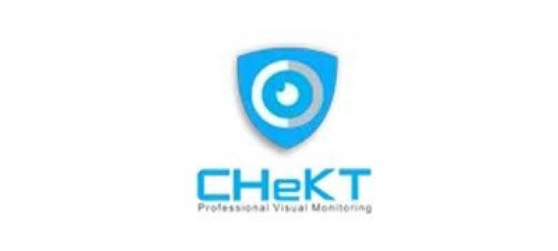 Blue shield logo with "CHeKT" text.